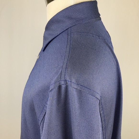 FootJoy FJ Mens Golf Polo Shirt Large Blue White - Picture 3 of 7